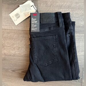 25x28 Levi's Women's 311 Shaping Black Skinny Jeans Premium